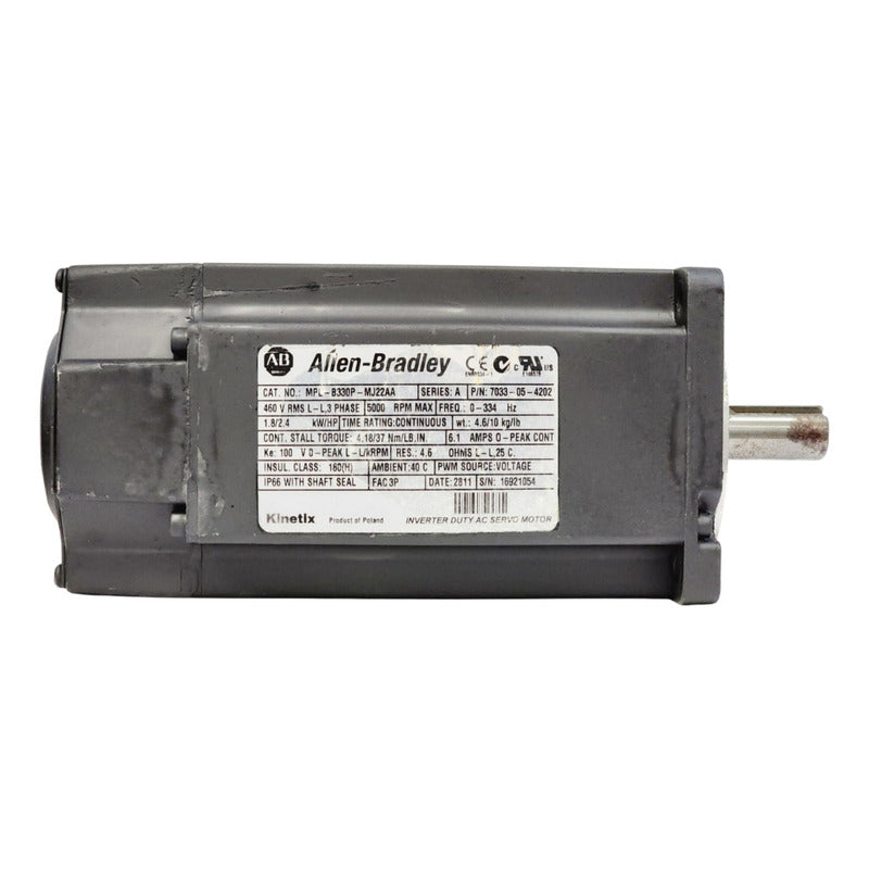 Allen-bradley Mpl-b330p-mj22aa Servo Motor Kinetix 400v