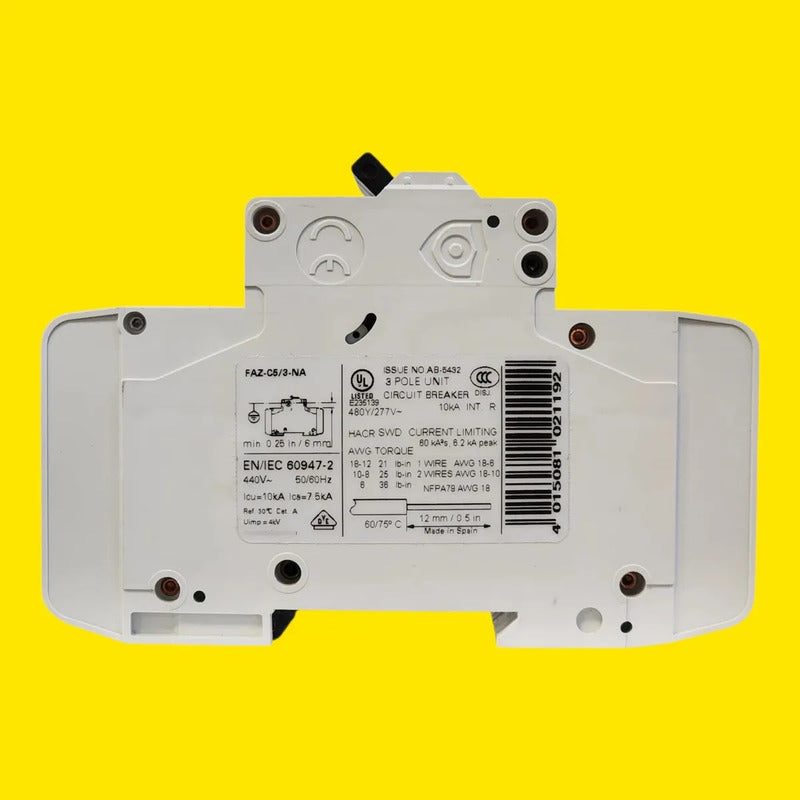 Eaton Faz-c5/3-na Interruptor Termomagnético Tripolar