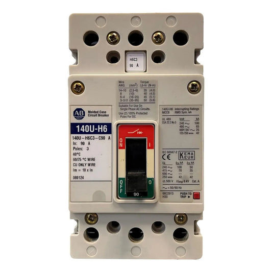 Allen-bradley 140u-h6c3-c90 Interruptor Termomagnético Mccb