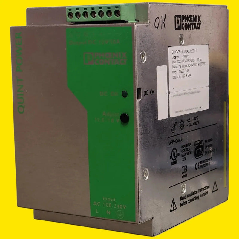 Phoenix Contact Quint-ps-100-240ac/12dc-10 2938811 Fuente