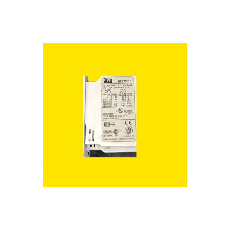 Weg Cwmc65 Contactor (bcxmf10,cwmc65)