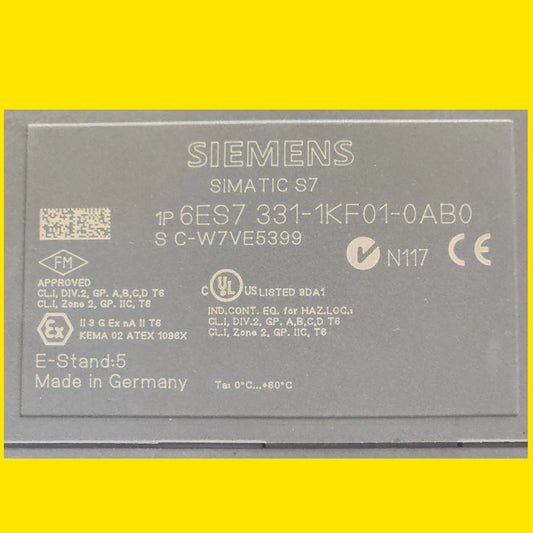 Siemens 6es7331-1kf01-0ab0 Módulo De Entradas Analógicas