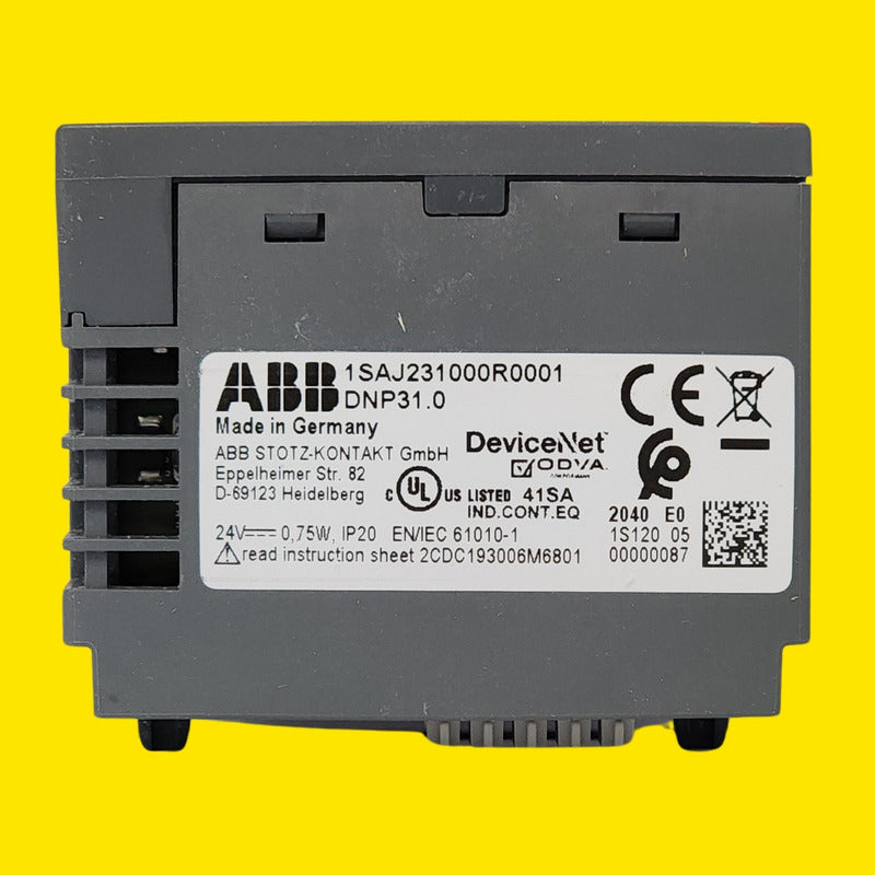 Interfaz Abb Dnp31.0 1saj231000r0001 Devicenet
