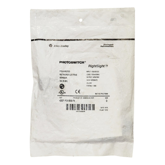 Sensor Fotoeléctrico Allen Bradley 42ef-p2kbb-f4 Industrial