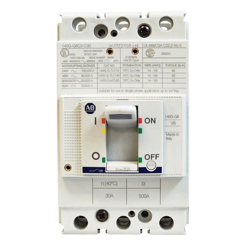 Allen-bradley 140g-g6c3-c30 Guardamotor 30a 690v