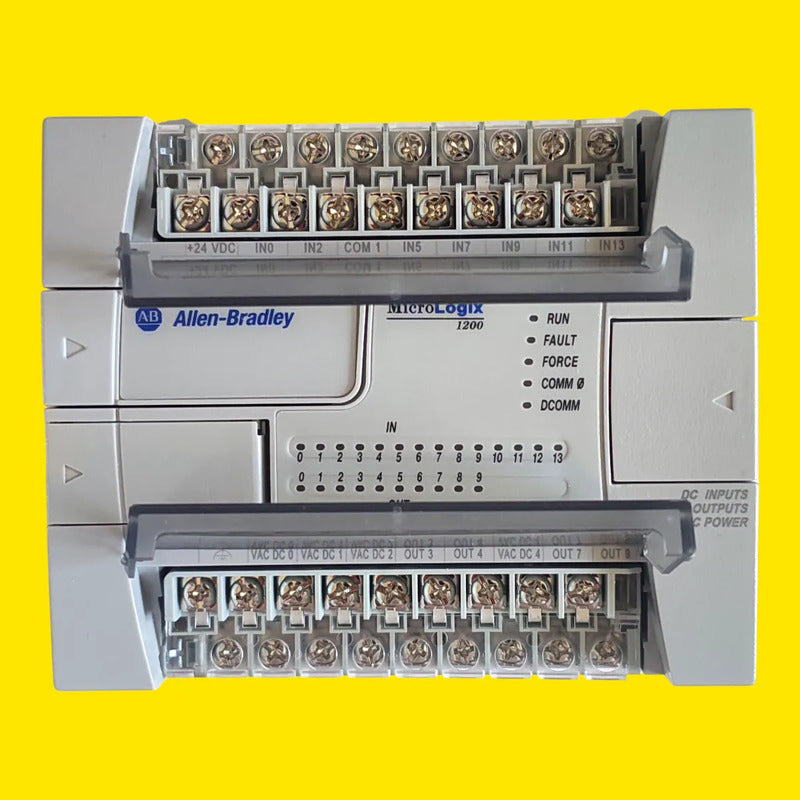 1762-l24bwar Allen Bradley 14 In / 10 Out Doble Puerto Rs232