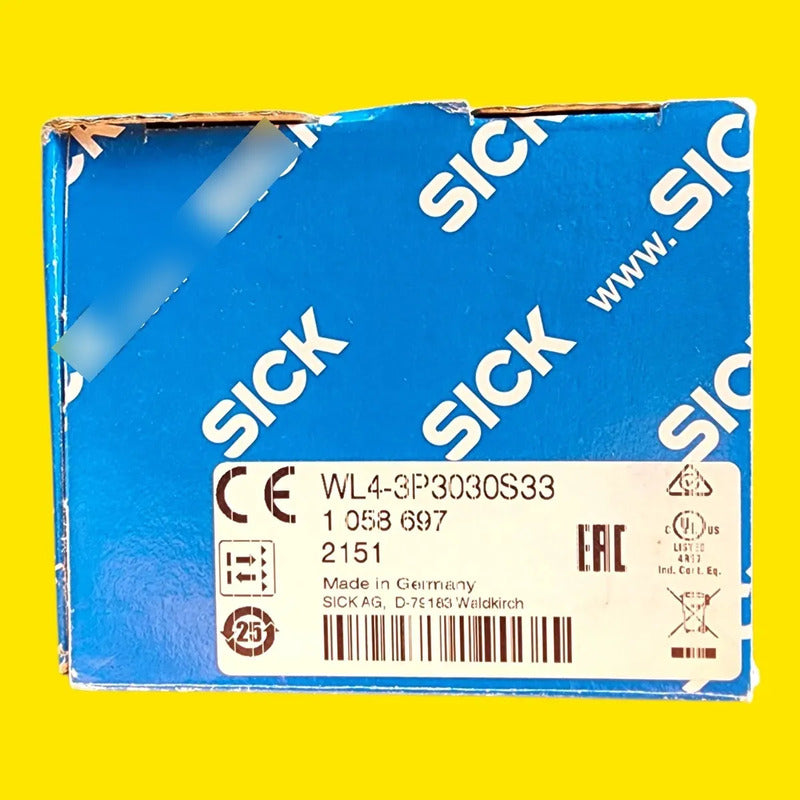 Sick Wl4-3p3030s33 Sensor Fotoeléctrico Retrorreflectivo