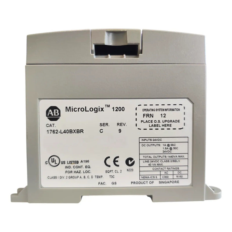 1762-l40bxbr Allen-bradley | Micrologix 1200 24v Dc