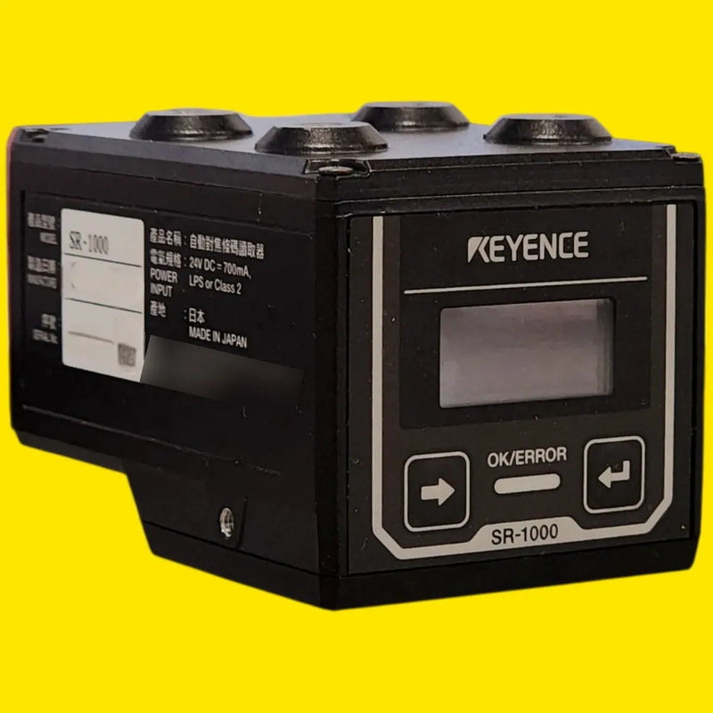 Keyence Sr-1000w Lector De Códigos Industrial Negro Cable De Alimentación Y E/s I/o