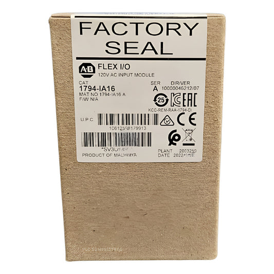Allen Bradley 1794-ia16 Flex I/o Módulo De Entrada