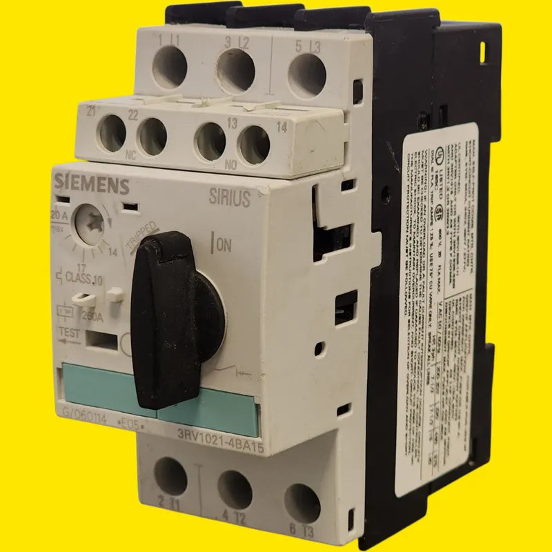 Siemens 3rv1021-4ba15 Interruptor Protector De Motor 50hz/60hz