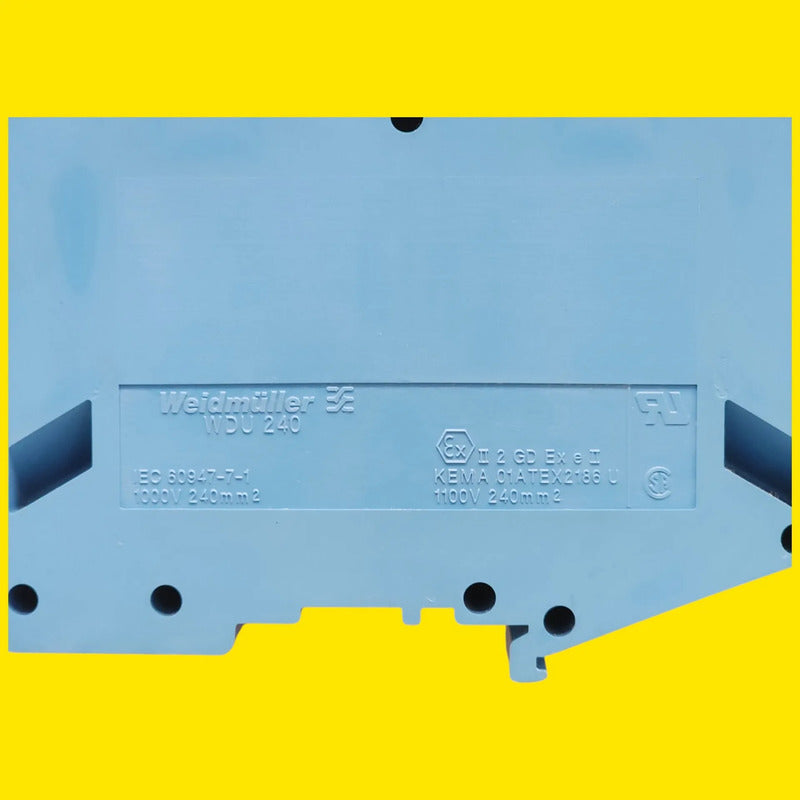 Weidmüller Wdu 240 Borne De Paso 240 Mm2 1822210000 Azul