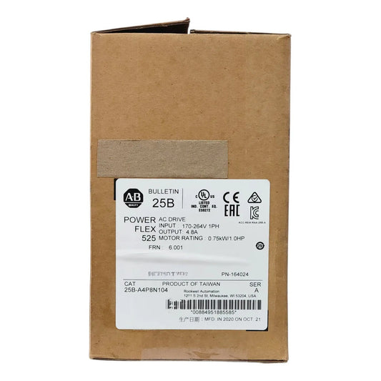 Inversor Allen Bradley Powerflex 525 25b-a4p8n104 1hp
