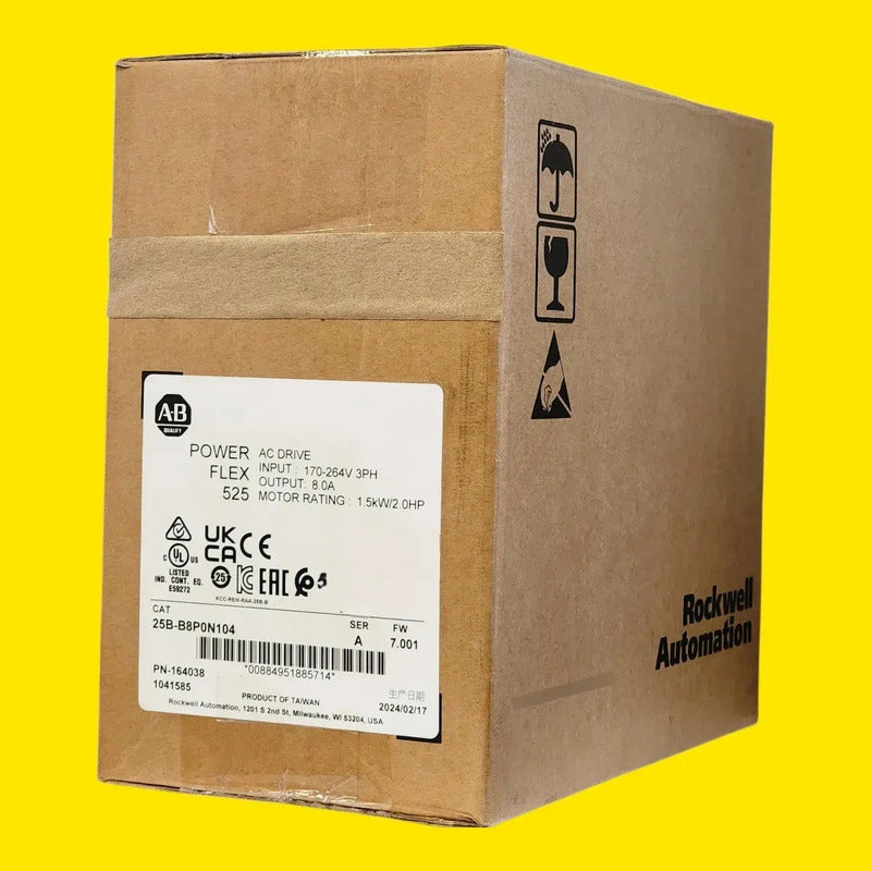 Variador Allen-bradley 25b-b8p0n104 Powerflex 525 2hp 240v