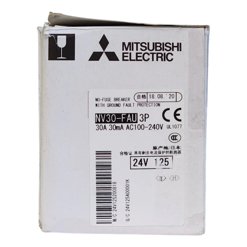 Mitsubishi Nv30-fau 3p Interruptor Automatico 30a
