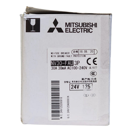 Mitsubishi Nv30-fau 3p Interruptor Automatico 30a