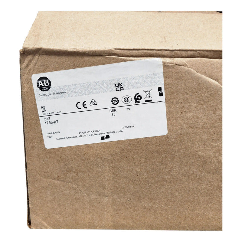 Allen-bradley 1756-a7 7 Slot Controllogix Chasis -