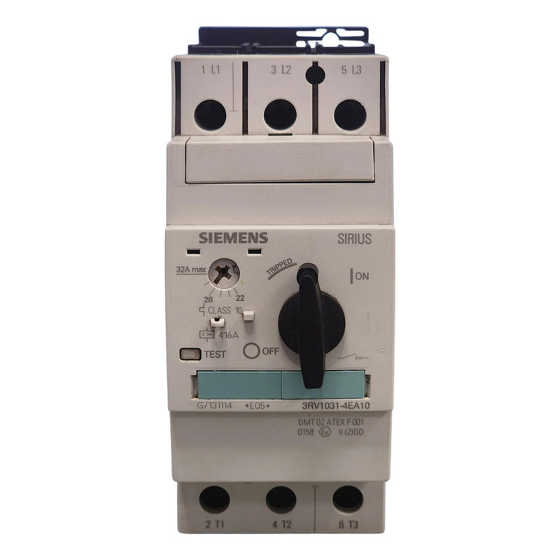 Siemens 3rv1031-4ea10 Guardamotor Termomagnético