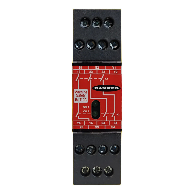 Banner  Im-t-9a   61425 Modulo De Seguridad Relay 24vdc