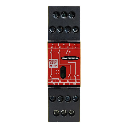 Banner  Im-t-9a   61425 Modulo De Seguridad Relay 24vdc