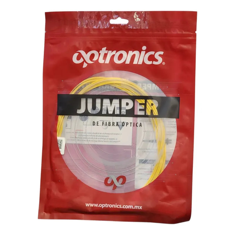 Optronics Lc/upc-st/upc Cable De Fibra Óptica 2m Amarillo