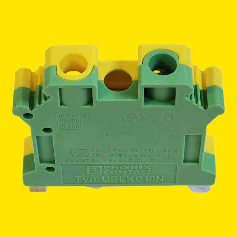 Phoenix Contact 3003923 Borne De Tierra Uslkg 10 N 10.2mm Verde