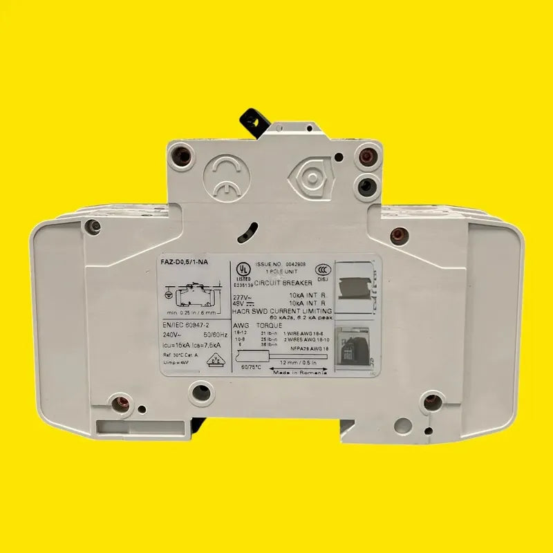 Eaton Faz-d0,5/1-na Interruptor Termomagnético 0.5a