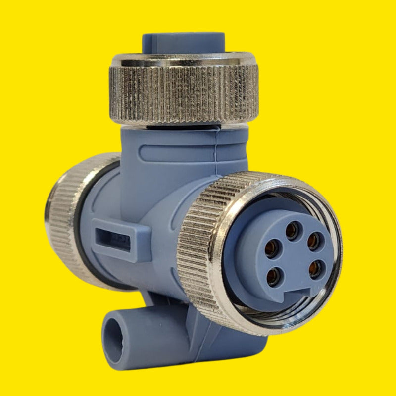 Turck Rsm-2rkm57 Cable Conector M12 Macho Hembra U0141