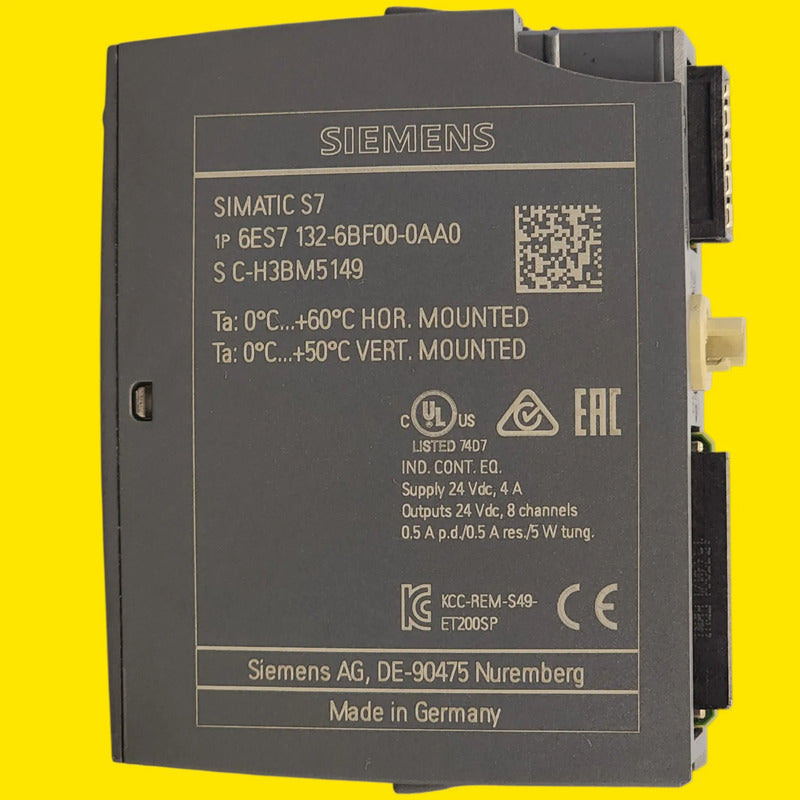 Siemens 6es7132-6bf00-0aa0 Módulo 8 Salidas 24 Vcc