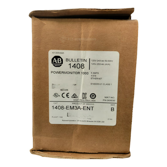 Allen Bradley 1408-em3a-ent Powermonitor 1000