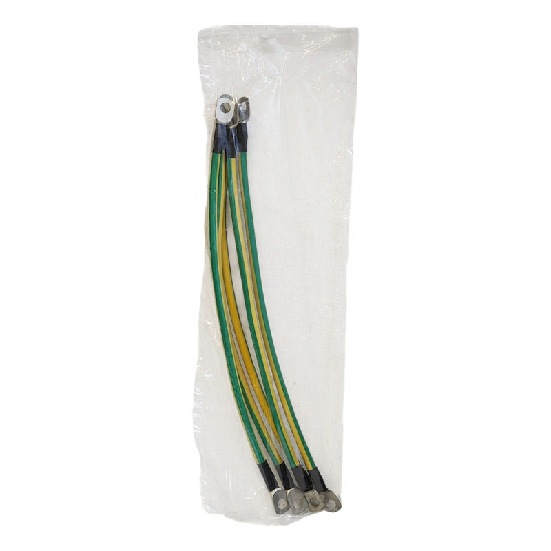 Generico Cable De Tierra 10mm2 350mm 5 Pzas Amarillo