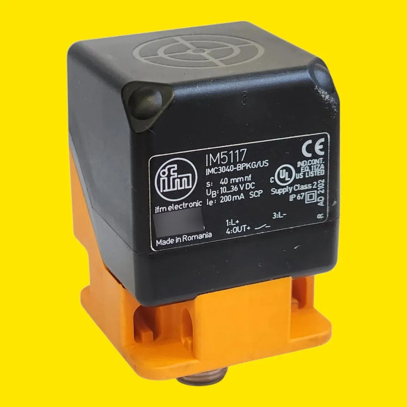 Ifm Im5117 Sensor Inductivo Pnp 40mm Ip67