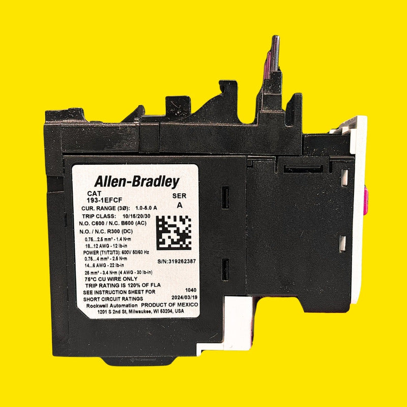 Allen-bradley 193-1efcf Rele De Sobrecarga