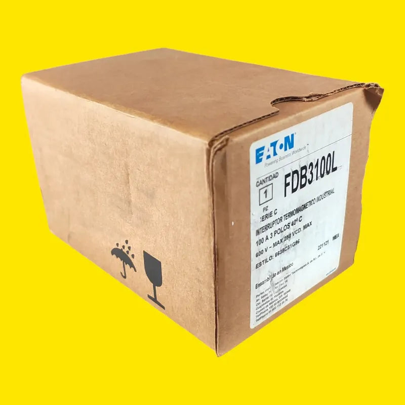 Eaton Fdb3100l Interruptor Termomagnetico 3p 100a 600v 50/60hz