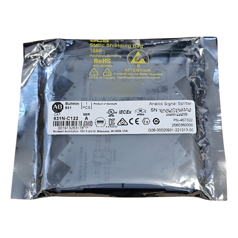 Allen-bradley 931n-c122 Analog Signal Splitter Ser. A