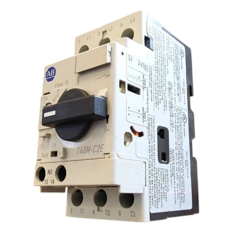 Allen Bradley  140m-c2e-b25 2 Guardamotor Accesorio Auxiliar 50/60 Hz