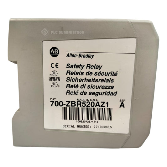 Allen Bradley 700-zbr520az1 Rele De Seguridad