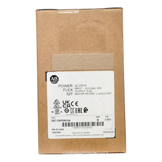 Allen-bradley 25c-d6p0n104 Variador De Frecuencia Vfd