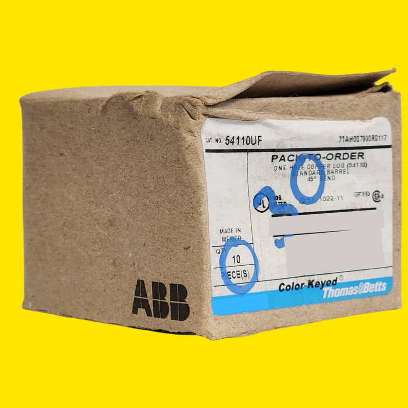 Terminal 2/0 Awg 45° Thomas & Betts 54110uf  7tah007990r0117