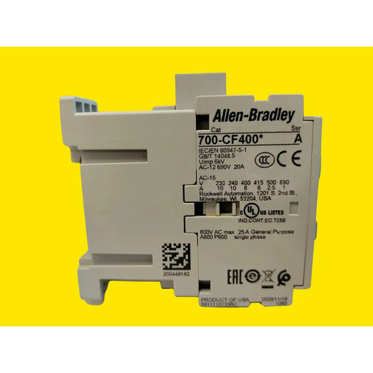 Allen-bradley 700-cf400d Contactor De Control Iec