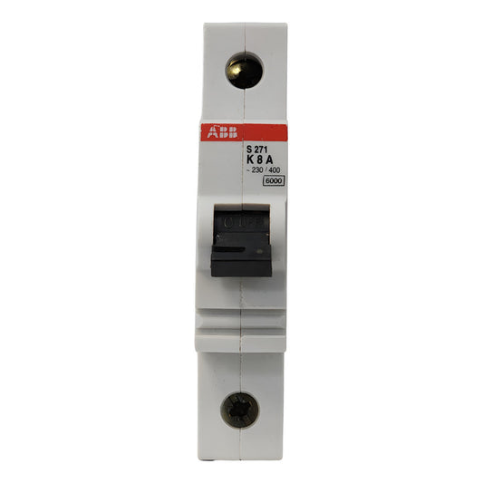 Abb S271-k8a Interruptor Automático 1 Polo 8a 230/400v Din