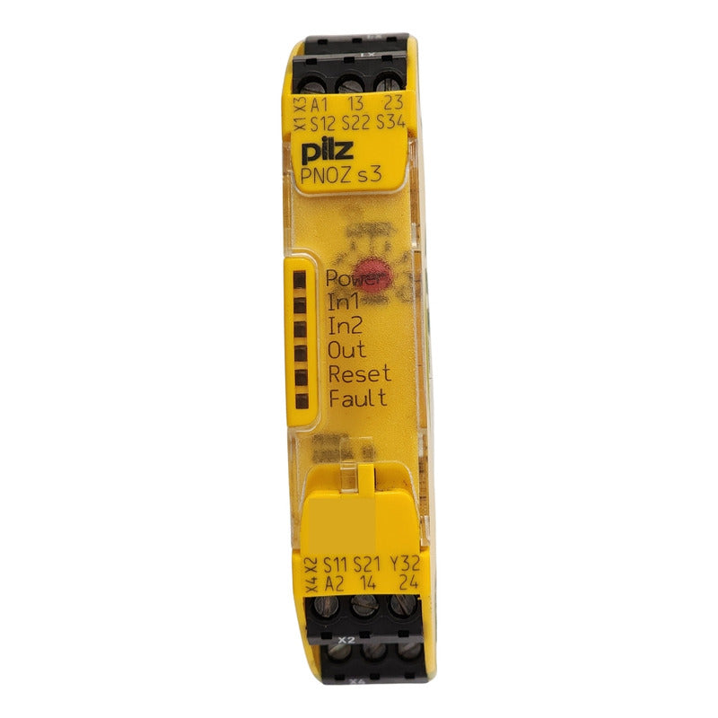 Pnoz S3 #751103 Pilz Relé De Seguridad Riel Din
