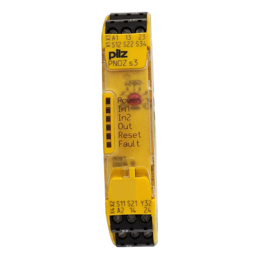 Pnoz S3 #751103 Pilz Relé De Seguridad Riel Din