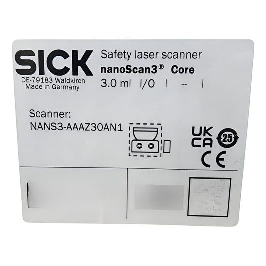 Sick Nans3-aaaz30an1 Escaner Laser De Seguridad Amarillo