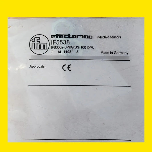 Ifm If5538 Sensor Inductivo De Proximidad Industrial