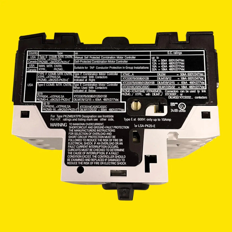Eaton Pkzm0-20 Guardamotor Manual 20a Trifásico 50/60hz