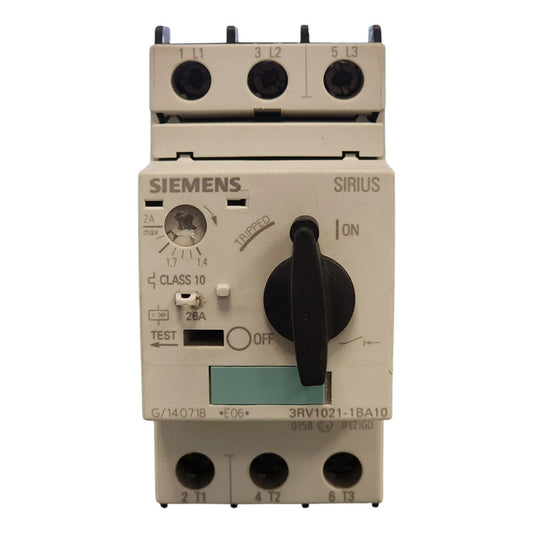Siemens 3rv1021-1ba10 Interruptor Protector De Motor 50hz/60hz