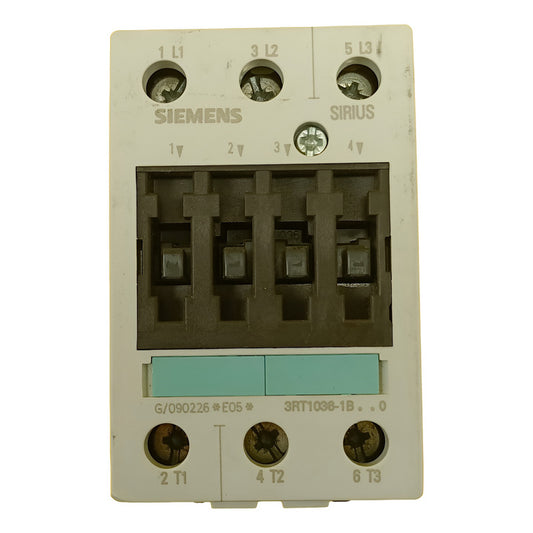 Contactor *siemens 3rt1036-1bb40 50a, 400vac Bobina 24vdc