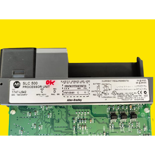 Allen Bradley 1747-l542 Slc500 Procesador De Cpu Ser B Rev 3