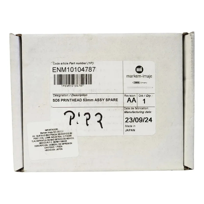 Markem-imaje Enm10104787 Cabezal Para Impresora Tto